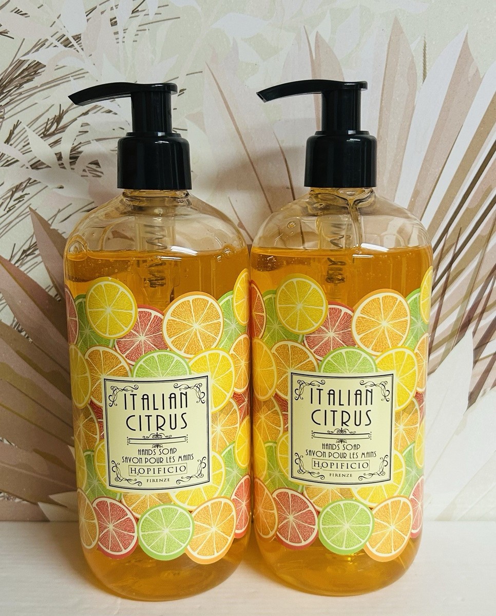 CLEAN HAND SOAP 490ml 4本セット　ハホニコ　　ハンドソープ 2 Bottles Hopificio ~ Italian Citrus Hand Soap from Italy 16.9 fl