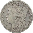 1894 O Morgan Silver Dollar F Fine Details $1 Coin SKU:I24357