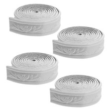 4 Rolls PVC Peel And Stick Molding Trim Wall Border Self Adhesive For Ceiling