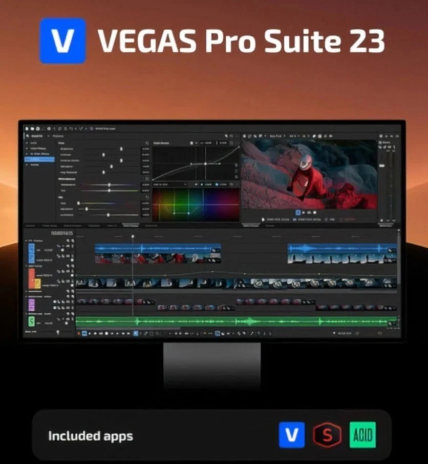 VEGAS Pro 23 All in One Video Editing Software