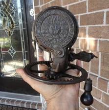 FUNZIONANTE antico morsetto GHISA pelapatate mela affettatrice parer ferramenta lettura, pa