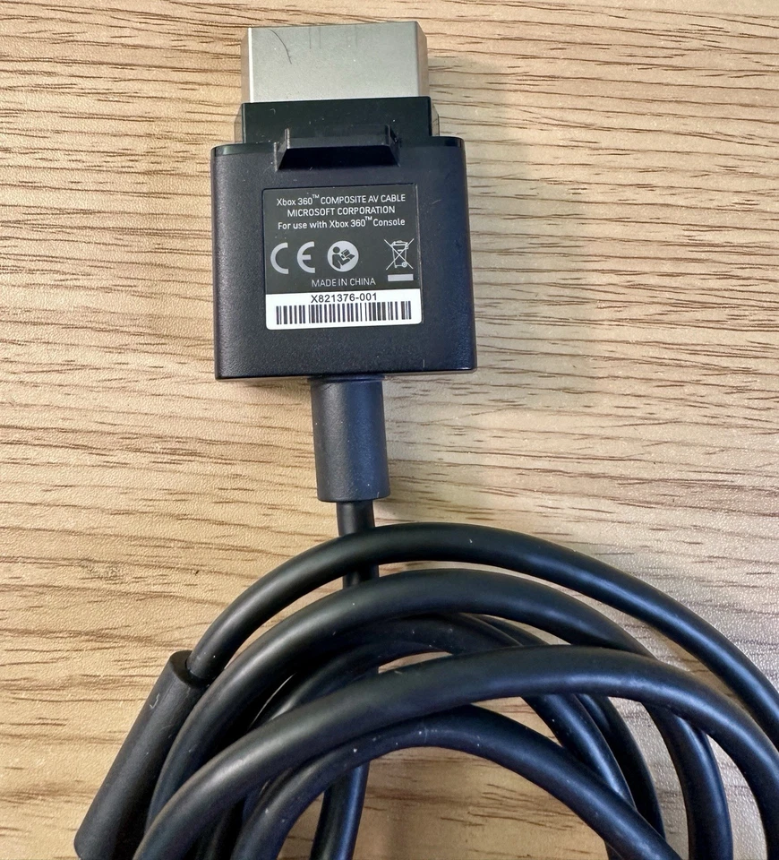 Original Xbox OEM Authentic RCA AV Audio Video Cable Cord TESTED - Image 3 of 3