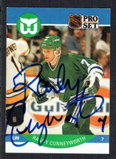Randy Cunneyworth #101 signed autograph auto 1990-91 Pro Set Hockey Trading Card