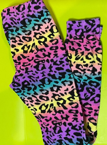 SO Girls Rainbow Animal Print Leggings 