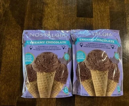 Nostalgia Ice Cream Mix- Chocolate 2 pack