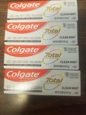 FOUR SEALED BOXES TRAVEL SIZE COLGATE TOOTHPASTE 0.88 oz MOTEL/ADA ACCEPTED
