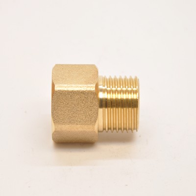 Pipe Fitting BSP BSPP 3/8  Female to 1/4'' Male Coupling Brass Gauge Adapter P-A2