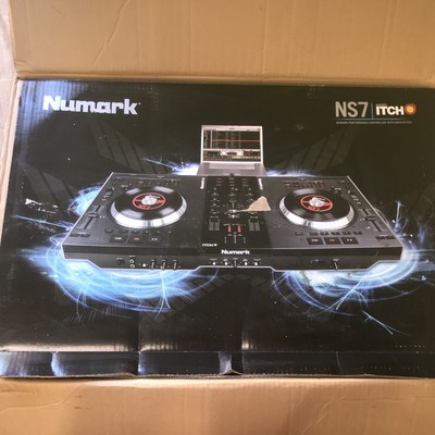 Numark NS-7 Itch DJ Controller Mixer Turntable In Box Plus Extras