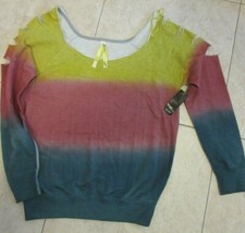 LADIES GIRLS LIGHT WEIGHT SWEATSHIRT MEDIUM PREWASHED LOOK
