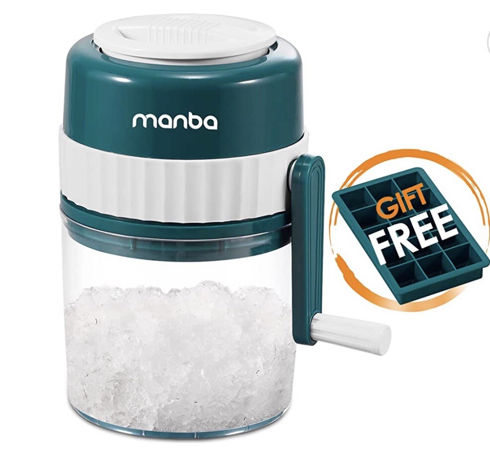 MANBA Tritaghiaccio Manuale per Granita - Macchina Neve Istantanea BPA Free