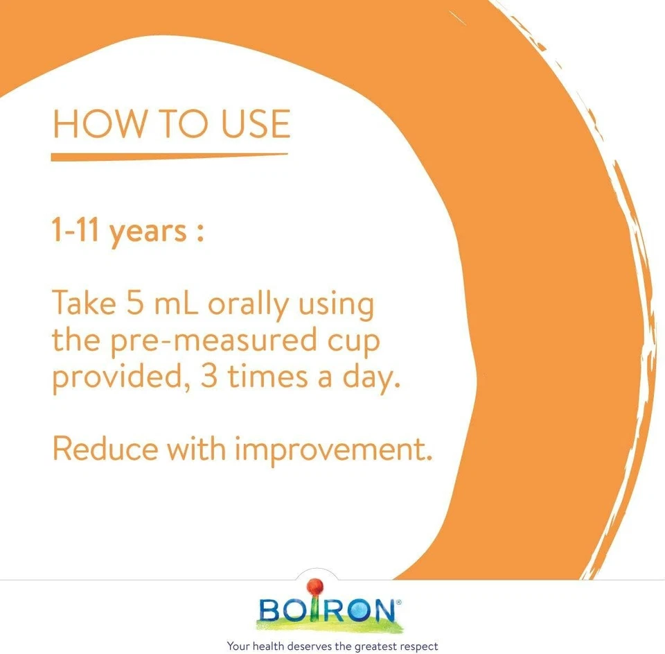 BOIRON Childrens Stodal Cough Syrup, Honey 125 ML exp 10/26 NEW - Image 4 of 4