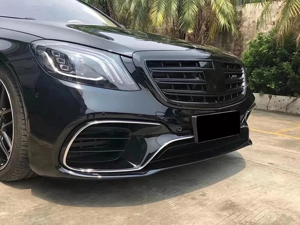 Grille For Mercedes Benz W222 S-Class 2014-2020 Gloss Black S560 S450 S600 Grill - Image 4 of 4
