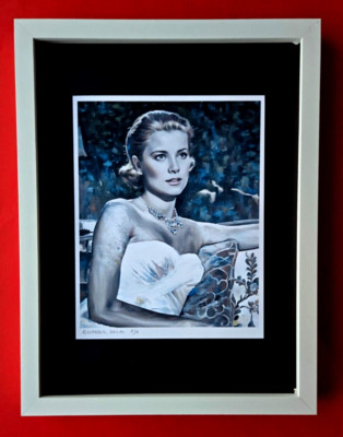  ALEXANDER DULAC | GRACE KELLY MONACO Hand Signed Authentic Print Ed.of 10 COA