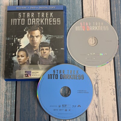 Star Trek: Into Darkness (Blu-ray, 2013) 2 DIsc Set! Very Good!