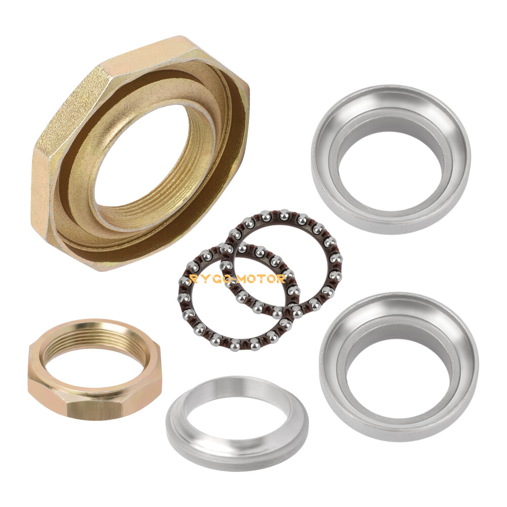 6Pcs Steering Stem Bearings Kit Head Race Set For Yamaha PW50 PW - Foto 6