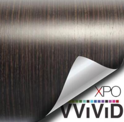 VVivid Ebony Wood Grain Vinyl Wrap Architectural Film | V113