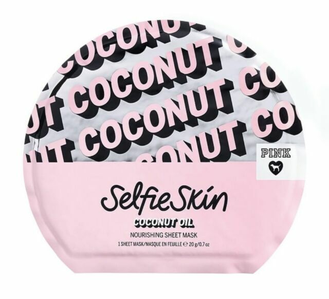 2 Victoria S Secret Pink Selfie Skin Coconut Oil Nourishing Sheet