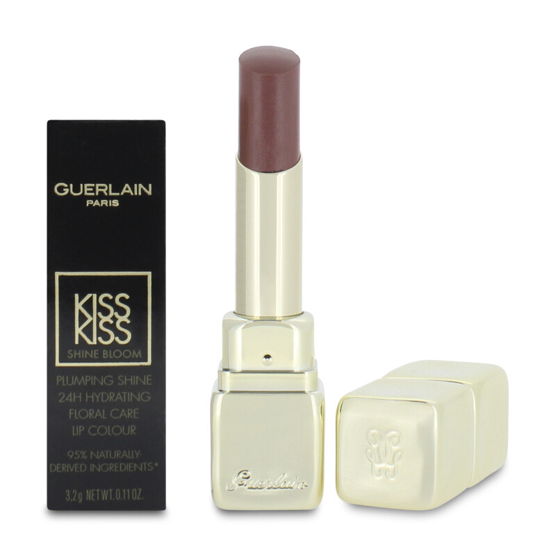 Guerlain Kiss Kiss Shine Bloom Lipstick Plumping Hydrating 119 Floral Nude