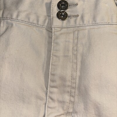 Vintage! Riveted By Lee Women's Size 14 M Carpenter Cargo White Pants **READ**