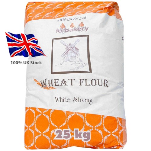 25kg STRONG WHITE BREAD FLOUR Bakery Quality eBay