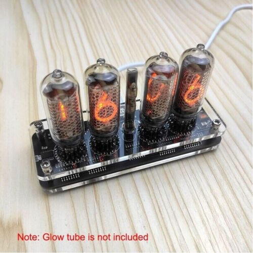 IN-8 4-Digit Nixie Clock Tube Innovative Desktop Clock Sleek Home Decor Basic US - Picture 7 of 8