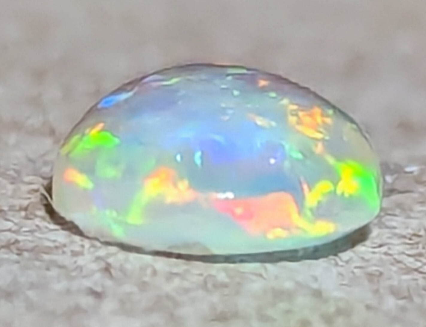 Top Gem 0.47ct Crystal Opal Multicolor Pear Coober Pedy AU | eBay