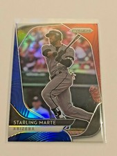 2020 Prizm Baseball Red White & Blue Prizm - Starling Marte - Diamondbacks