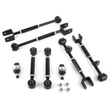 6pcs Rear Camber Control Arms Toe Kit for Honda Accord 08-17 + Front Ball Joint