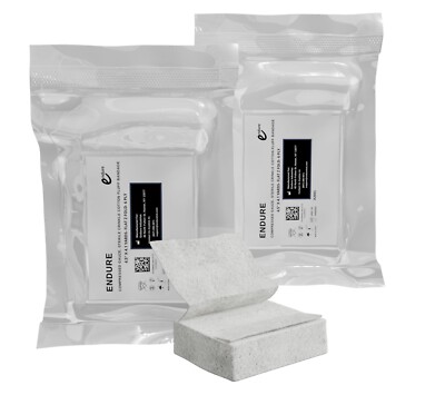 First Aid Compressed Gauze, Sterile Crinkle Cotton Fluff Hemostatic Bandage, 2 P