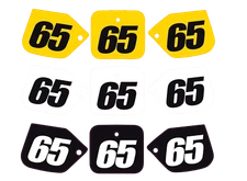 HONDA CR500 NUMBER PLATE GRAPHICS DECALS 1988-1990-MX STICKERS MOTOCROSS
