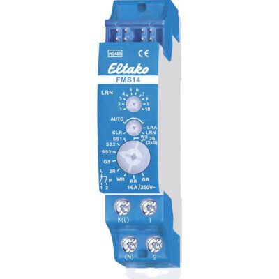 Eltako 30014003 FMS14 RS485 Peak Current Relay Actuator 16A/250V AC