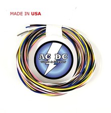 22 AWG TXL HIGH TEMP AUTOMOTIVE WIRE 8 STRIPED COLORS 25 FT EACH A