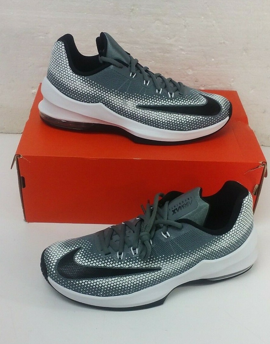 Nike Air Max Infuriate Low Shoes Mens 12 Gray Basketball Sneakers 852457-002 Nike Air Max | Infuriate Gray/White | Low Top | Shoe 852457  main image 3