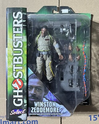Diamond Selects Ghostbusters Winston Zeddemore Figure New