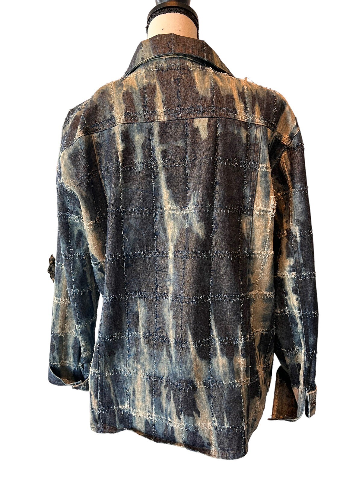 Vintage Patchwork jean jacket - image 3