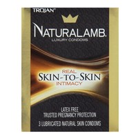 Trojan Naturalamb Natural Skin Lubricated Condoms 3 Each on sale Trojan Naturalamb Natural Skin Lubricated Condoms 3 Each on sale