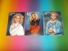 3 x Zandra Hag Schlager signed autograph on autograph card