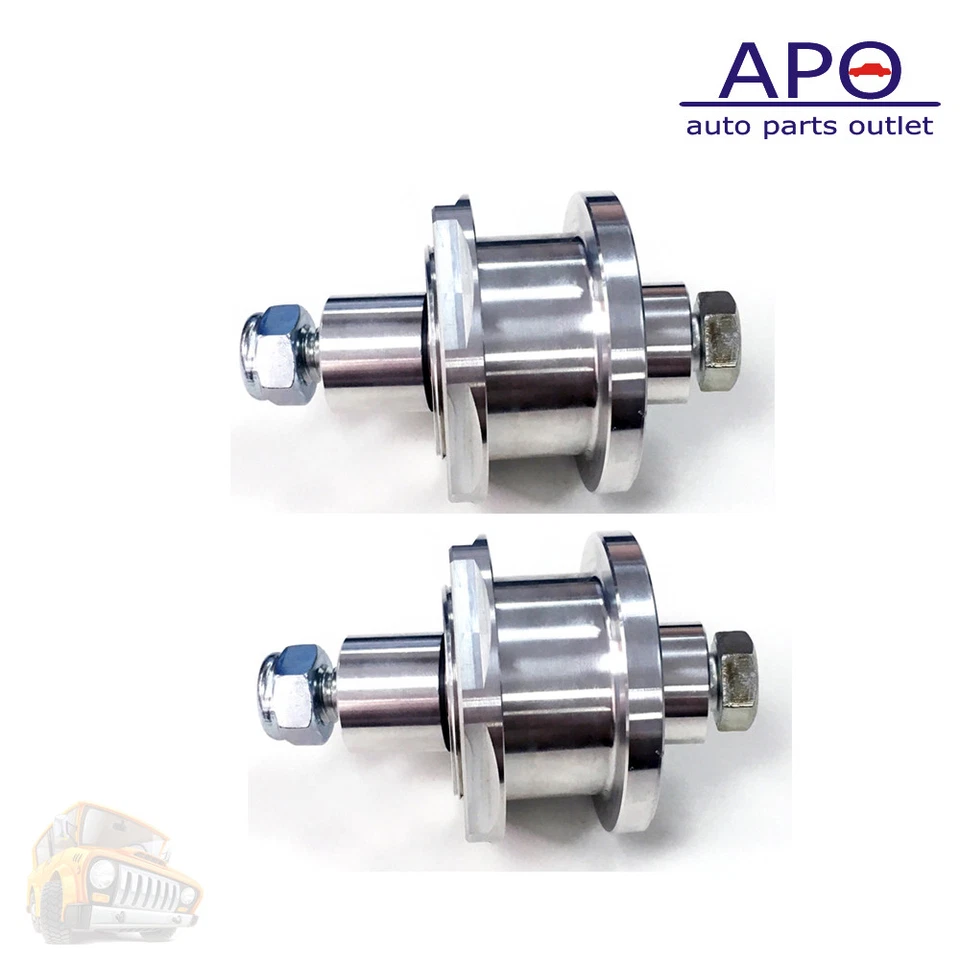 2Pcs Billet 8.8” Rear End Spherical Solid Bushings For 1979-2004 Ford Mustang - Image 2 of 4