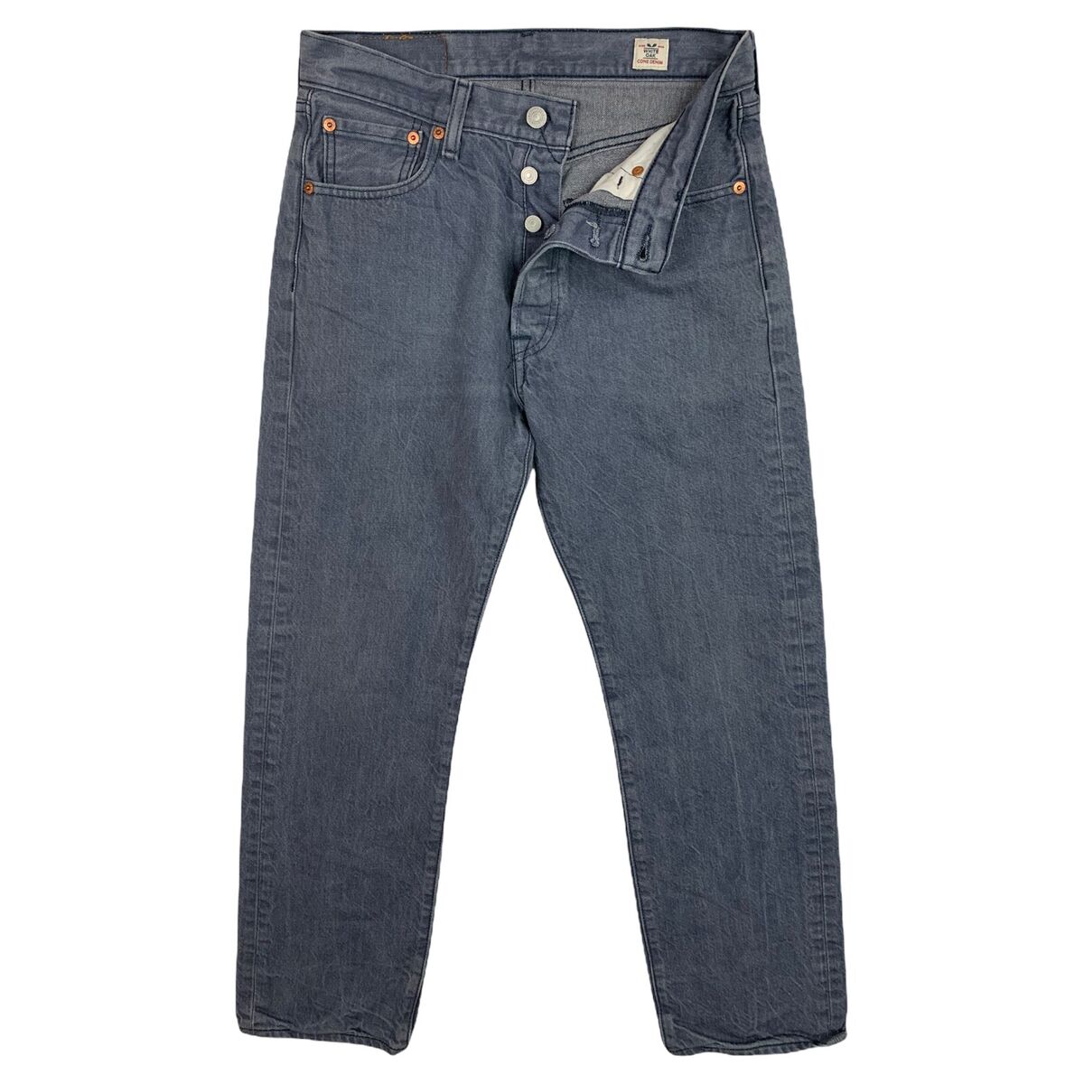 Levis 501 White Oak Cone Denim Jeans 30x30 (27x28) Button Levis 501 White Oak Cone Denim Jeans 30x30 (27x28) Button
