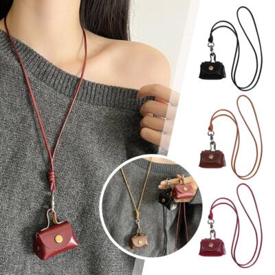 Small Bag Necklace Vintage Leather Coin Purse Bag HOT
