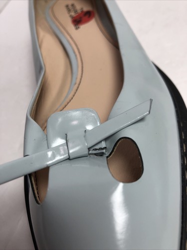 MARC JACOBS The Mouse Shoe Poinrted Toe Calfskin Leather Flat Size 6.5 narrow - Picture 6 of 7