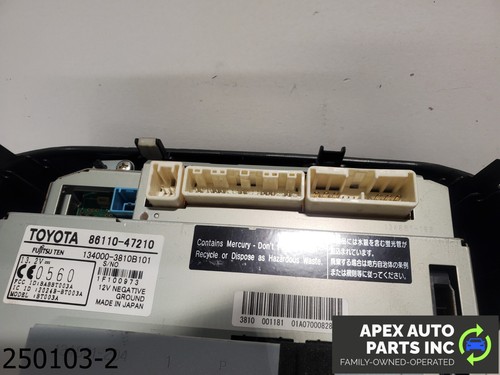 OEM 2006-2009 Toyota Prius 1.5L Multi Info Display Screen Monitor 86110-47210 - Picture 7 of 9