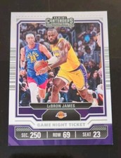 🏀2023-24 LeBron James Panini Contenders Basketball Card 13 Game Night Ticket LA