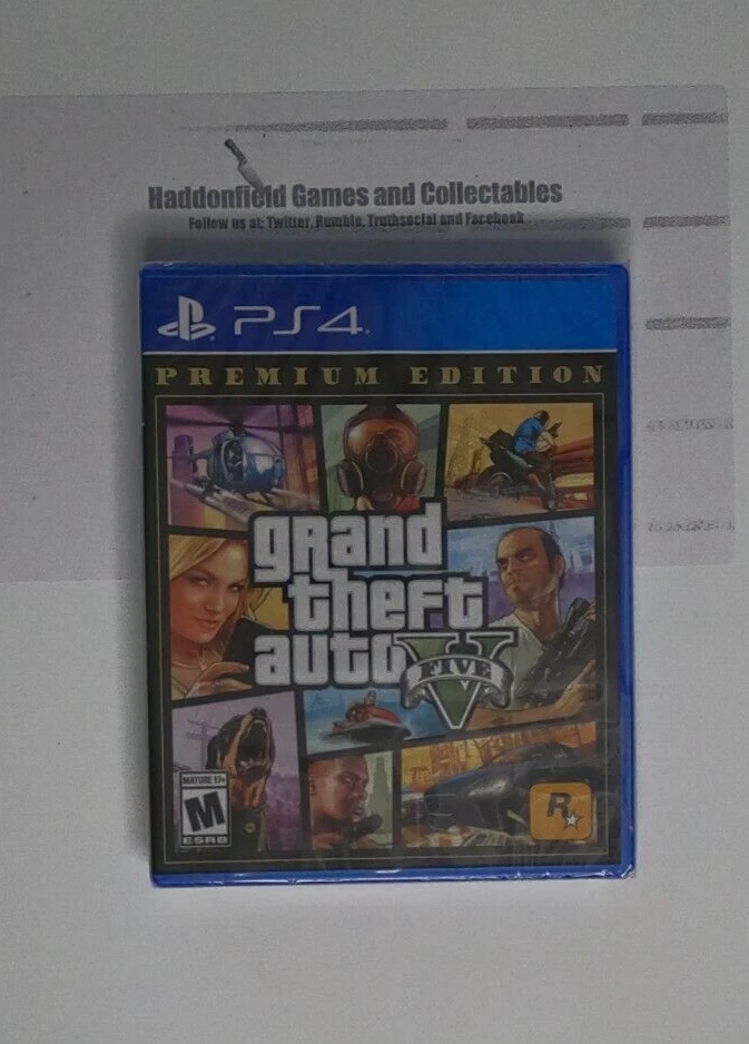 Grand Theft Auto V Premium Edition - Gta 5 Ps4 - Português na