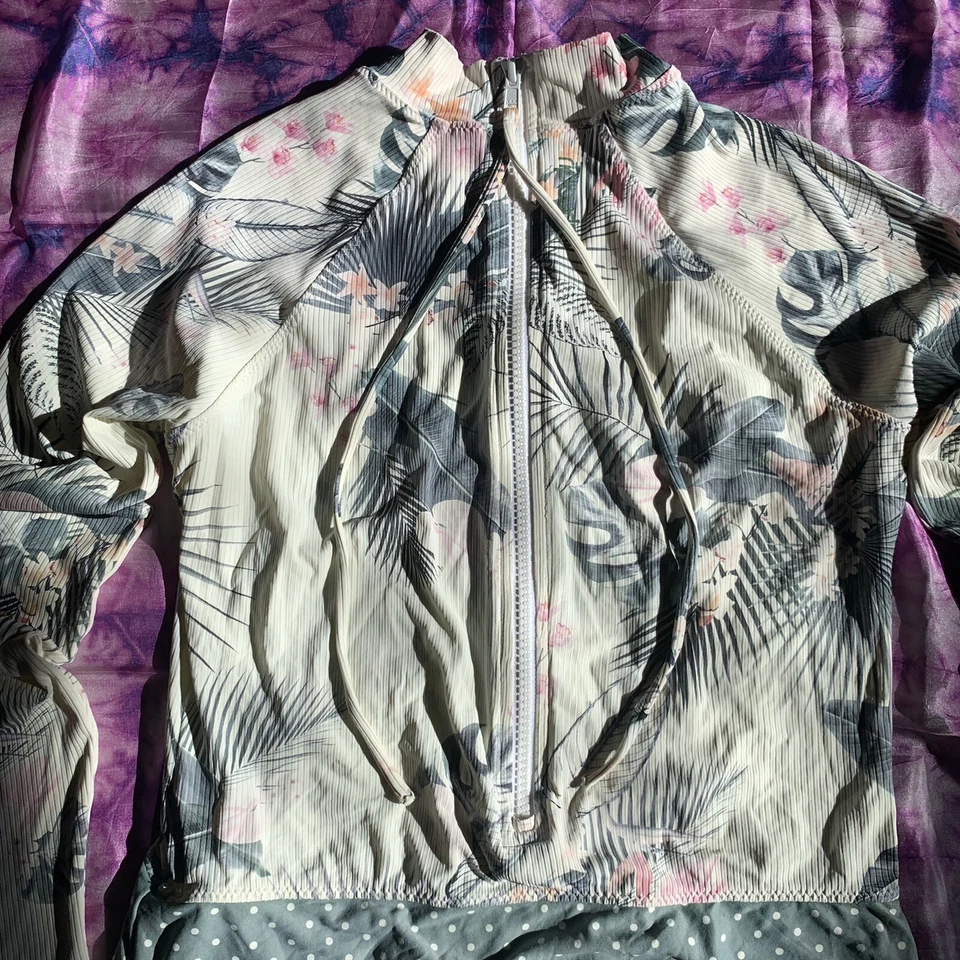 Traje de surf Rip Curl multicolor tropical lunares manga larga Foto 2 de 4