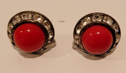 VTG EARRINGS~MAKE YOUR OWN LOT~ESTATE JEWELRY~RHINESTONE~10% OFF OVER ONE~CLIPON - Picture 19 of 86
