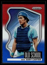Gary Carter 2022 Panini Prizm Old School Red White Blue Prizm Card  #OS-10