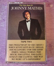 The Very Best of Johnny Mathis Cassette Tape Two Vintage 1992 Sony Music