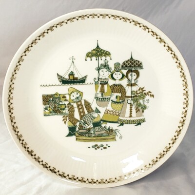Figgjo Norway Turi Design Green Market Plate 9.5