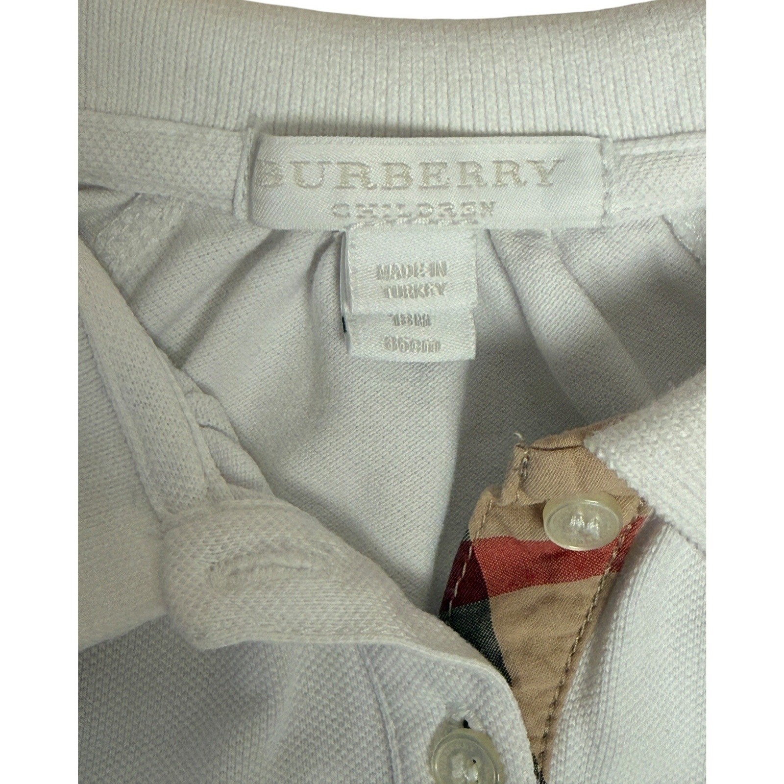 Burberry Children's Cali Smocked Polo Dress Kids Girls Size 18M Luxury Classic thumbnail 4